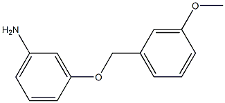 3-[(3-methoxyphenyl)methoxy]aniline Struktur