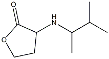 3-[(3-methylbutan-2-yl)amino]oxolan-2-one Struktur