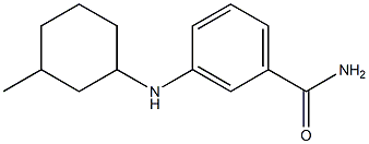 3-[(3-methylcyclohexyl)amino]benzamide Struktur