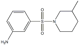 3-[(3-methylpiperidin-1-yl)sulfonyl]aniline Struktur