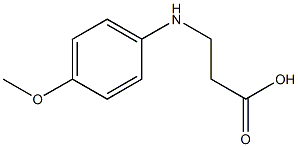 3-[(4-methoxyphenyl)amino]propanoic acid Struktur