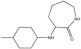 3-[(4-methylcyclohexyl)amino]azepan-2-one Struktur