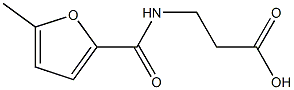 3-[(5-methylfuran-2-yl)formamido]propanoic acid Struktur