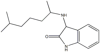 3-[(6-methylheptan-2-yl)amino]-2,3-dihydro-1H-indol-2-one Struktur