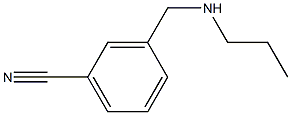 3-[(propylamino)methyl]benzonitrile Struktur