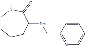 3-[(pyridin-2-ylmethyl)amino]azepan-2-one Struktur