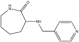 3-[(pyridin-4-ylmethyl)amino]azepan-2-one Struktur