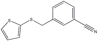 3-[(thiophen-2-ylsulfanyl)methyl]benzonitrile Struktur