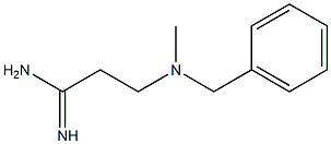 3-[benzyl(methyl)amino]propanimidamide Struktur