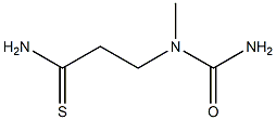 3-[carbamoyl(methyl)amino]propanethioamide Struktur