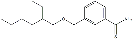 3-{[(2-ethylhexyl)oxy]methyl}benzene-1-carbothioamide Struktur