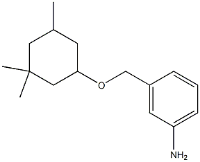 3-{[(3,3,5-trimethylcyclohexyl)oxy]methyl}aniline Struktur