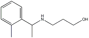 3-{[1-(2-methylphenyl)ethyl]amino}propan-1-ol Struktur