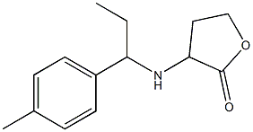 3-{[1-(4-methylphenyl)propyl]amino}oxolan-2-one Struktur