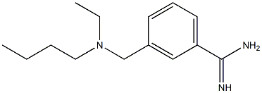 3-{[butyl(ethyl)amino]methyl}benzenecarboximidamide Struktur