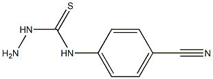 3-amino-1-(4-cyanophenyl)thiourea Struktur