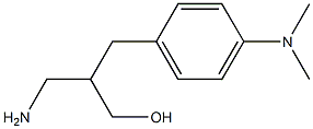 3-amino-2-{[4-(dimethylamino)phenyl]methyl}propan-1-ol Struktur