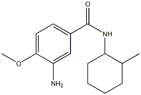 3-amino-4-methoxy-N-(2-methylcyclohexyl)benzamide Struktur