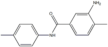 3-amino-4-methyl-N-(4-methylphenyl)benzamide Struktur