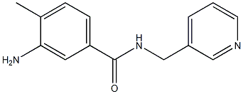 3-amino-4-methyl-N-(pyridin-3-ylmethyl)benzamide Struktur