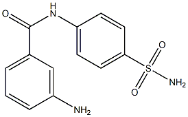 3-amino-N-(4-sulfamoylphenyl)benzamide Struktur