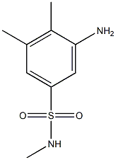 3-amino-N,4,5-trimethylbenzene-1-sulfonamide Struktur