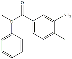 3-amino-N,4-dimethyl-N-phenylbenzamide Struktur