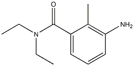 3-amino-N,N-diethyl-2-methylbenzamide Struktur