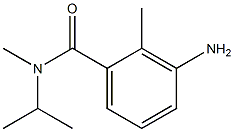 3-amino-N-isopropyl-N,2-dimethylbenzamide Struktur