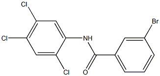 3-bromo-N-(2,4,5-trichlorophenyl)benzamide Struktur