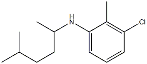 3-chloro-2-methyl-N-(5-methylhexan-2-yl)aniline Struktur