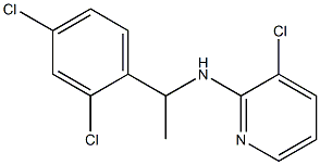 3-chloro-N-[1-(2,4-dichlorophenyl)ethyl]pyridin-2-amine Struktur