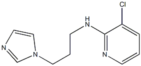 3-chloro-N-[3-(1H-imidazol-1-yl)propyl]pyridin-2-amine Struktur