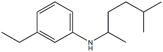 3-ethyl-N-(5-methylhexan-2-yl)aniline Struktur