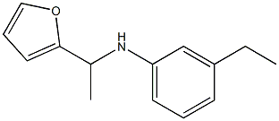 3-ethyl-N-[1-(furan-2-yl)ethyl]aniline Struktur