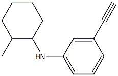 3-ethynyl-N-(2-methylcyclohexyl)aniline Struktur