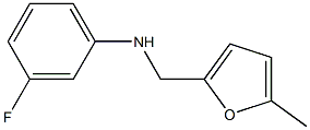 3-fluoro-N-[(5-methylfuran-2-yl)methyl]aniline Struktur