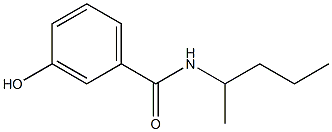 3-hydroxy-N-(pentan-2-yl)benzamide Struktur