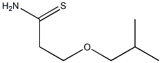 3-isobutoxypropanethioamide Struktur