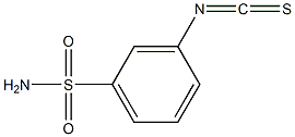 3-isothiocyanatobenzene-1-sulfonamide Struktur