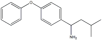 3-methyl-1-(4-phenoxyphenyl)butan-1-amine Struktur