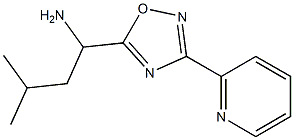 3-methyl-1-[3-(pyridin-2-yl)-1,2,4-oxadiazol-5-yl]butan-1-amine Struktur