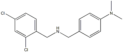 4-({[(2,4-dichlorophenyl)methyl]amino}methyl)-N,N-dimethylaniline Struktur