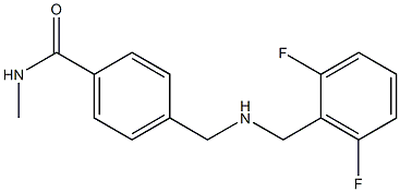 4-({[(2,6-difluorophenyl)methyl]amino}methyl)-N-methylbenzamide Struktur