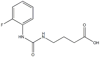 4-({[(2-fluorophenyl)amino]carbonyl}amino)butanoic acid Struktur