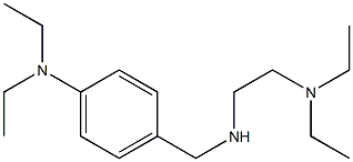 4-({[2-(diethylamino)ethyl]amino}methyl)-N,N-diethylaniline Struktur