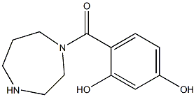 4-(1,4-diazepan-1-ylcarbonyl)benzene-1,3-diol Struktur