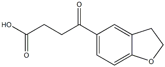 4-(2,3-dihydro-1-benzofuran-5-yl)-4-oxobutanoic acid Struktur