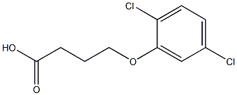 4-(2,5-dichlorophenoxy)butanoic acid Struktur