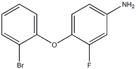 4-(2-bromophenoxy)-3-fluoroaniline Struktur